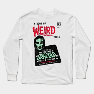 A Book of Weird Tales - Bela Lugosi Long Sleeve T-Shirt